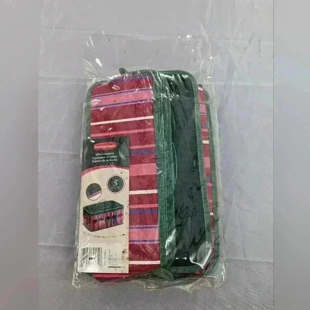 Rubbermaid Ribbon Organizer Storage Dispenser Craft Christmas Yarn New Open
